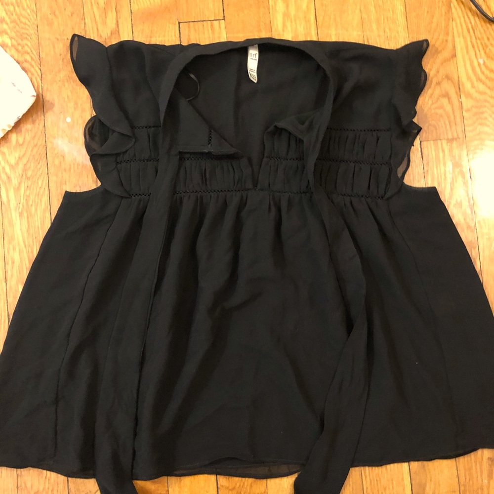 Zara TRF top with front tie available